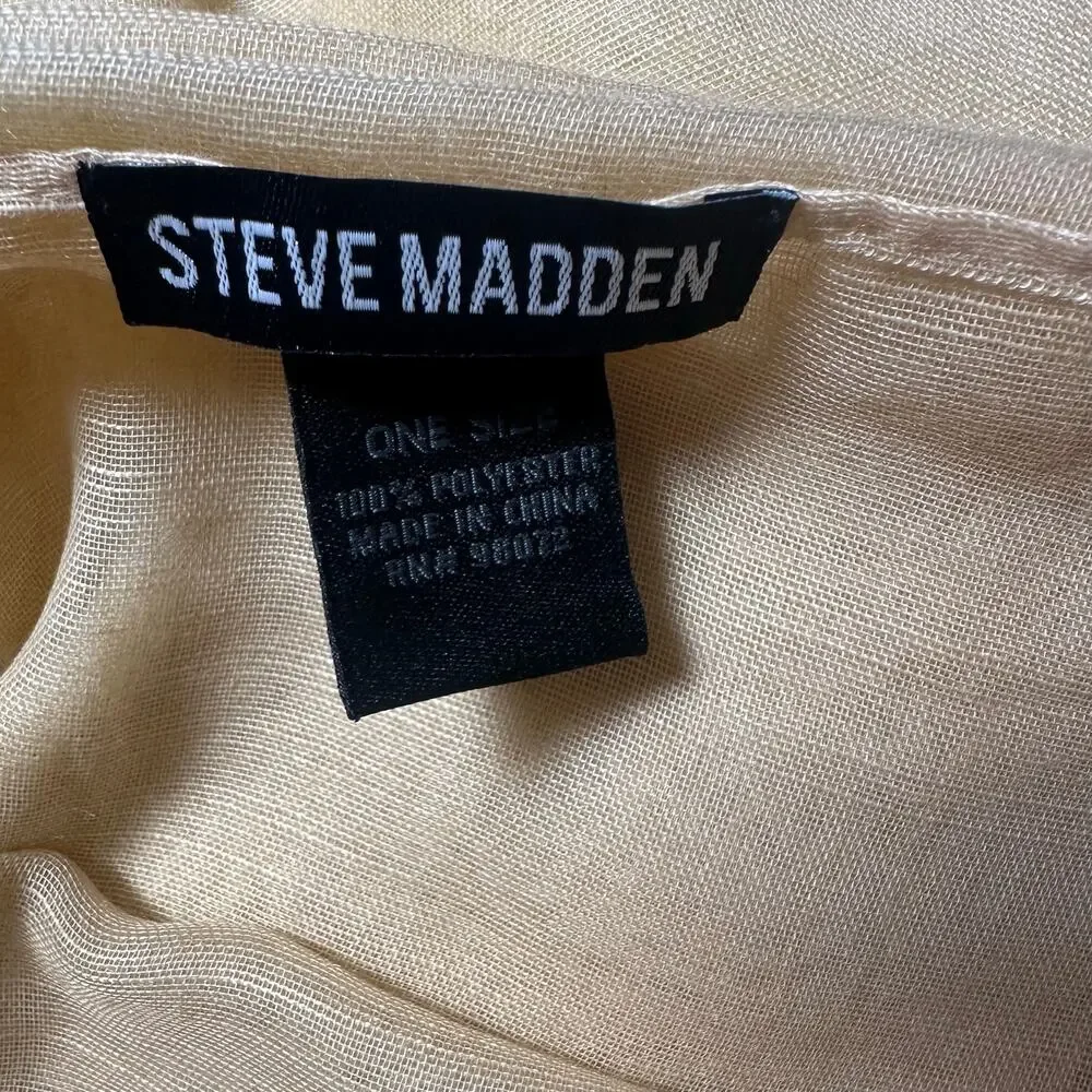 Steve Madden Tan Ombré Scarf 50” x 74”